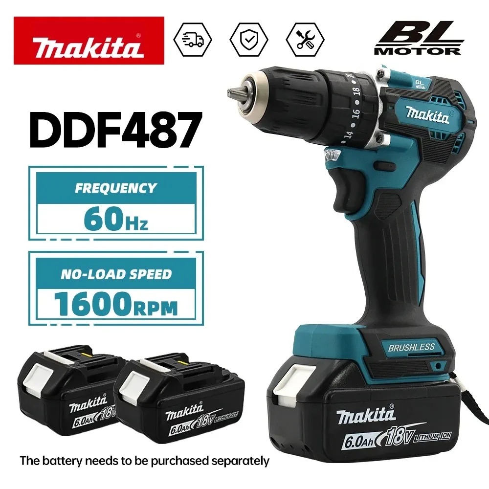 Makita Drill Ddf484 - 2026 Makita DDF487 18V Brushless Cordless