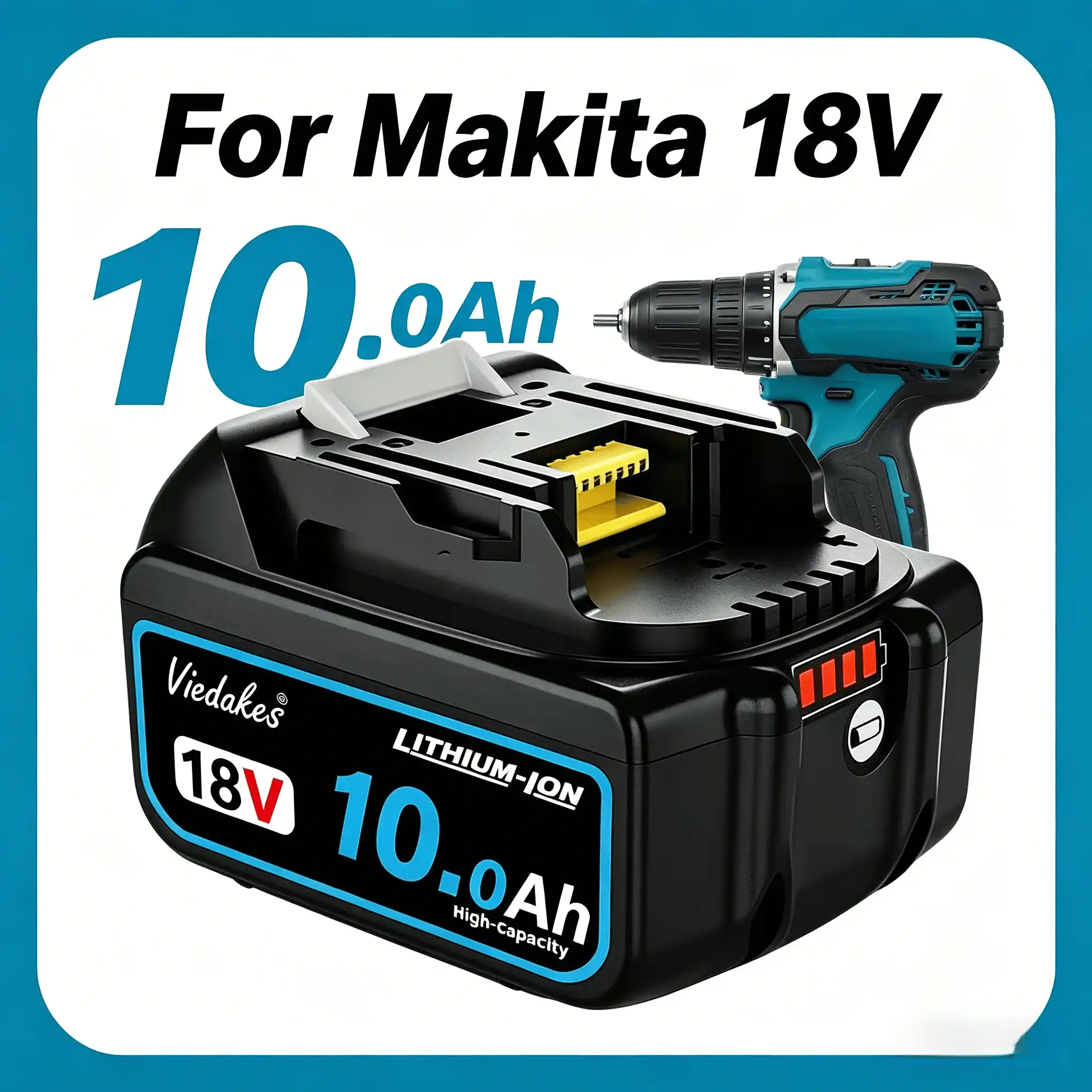 Makita Drill Ddf484 - For Makita 18V Battery 12.0Ah Lithium