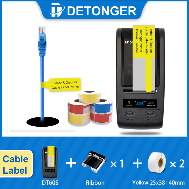 Commercial Ribbon Printing Machine - DETONGER DT60S Di Động In Chuyển