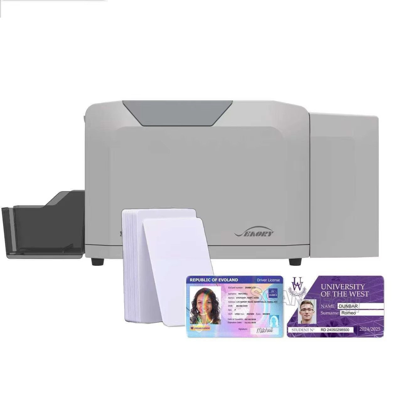 Commercial Ribbon Printing Machine - Seaory S28 Plastic PVC ID Card