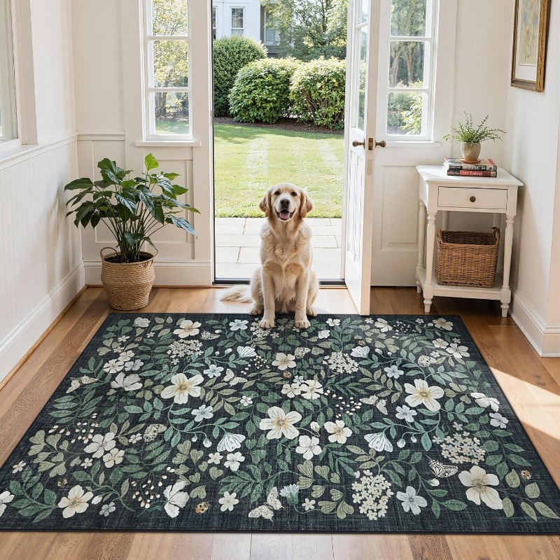 Floral Living Room Carpet Vint - đánh giá và giá Commercial Printing Online