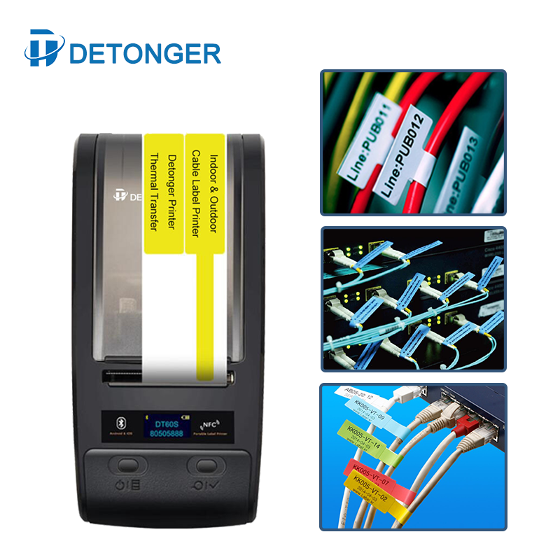 DETONGER DT60S Di Động In Chuy - đánh giá và giá Commercial Ribbon Printing Machine