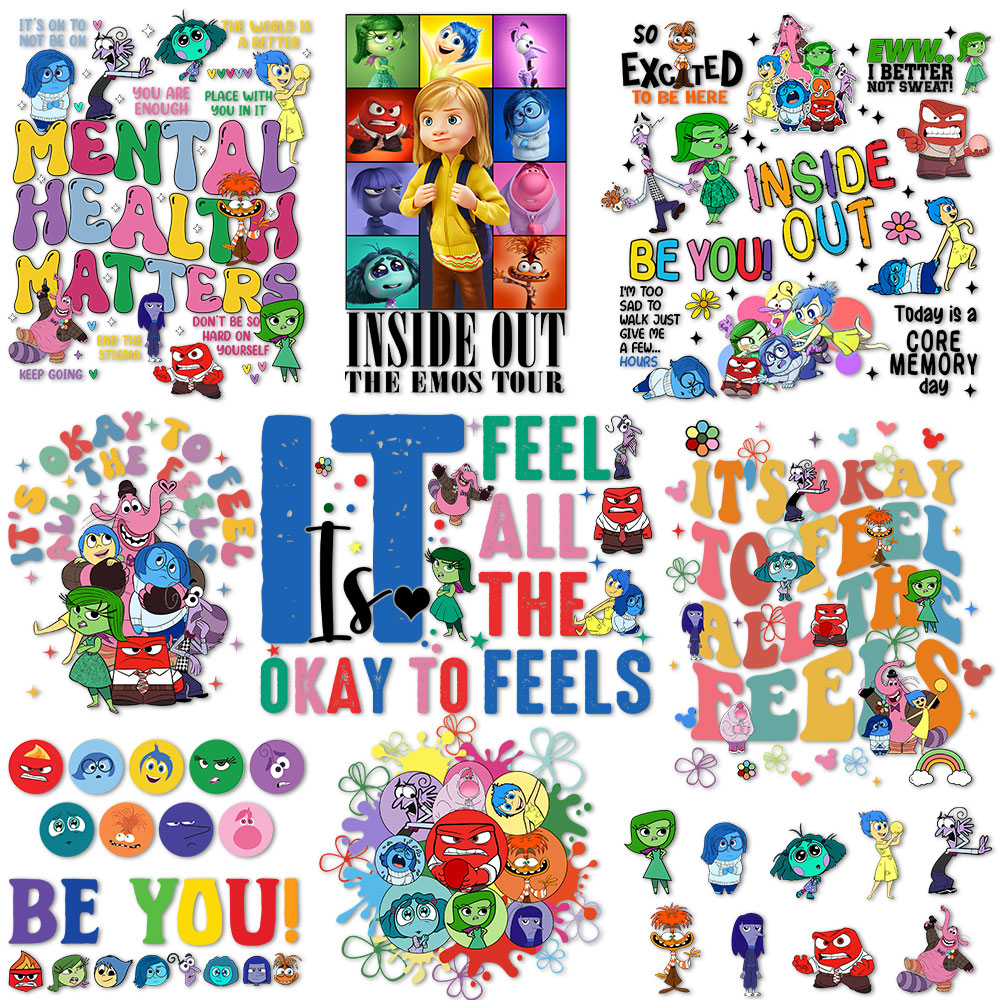 Inside Out Iron on Decals for  - đánh giá và giá Printable Heat Transfer Vinyl